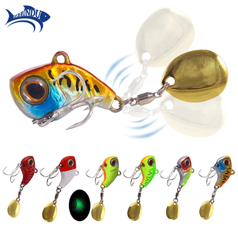 Newly arrived 9G13G16G22Gg metal VIB swinging bait tail spinner sinking rotating spoon pin crank bait Sequins bait fishing gear
Newly arrived 9G13G16G22Gg metal VIB swinging bait tail spinner sinking rotating spoon pin crank bait Sequins bait fishing gear