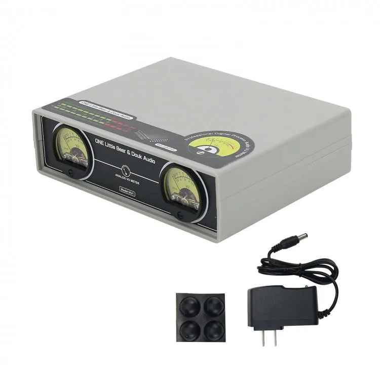 

VU1 Analog Panel DB Sound Level VU Meter with Backlight Indicator for Amplifier Preamplifier