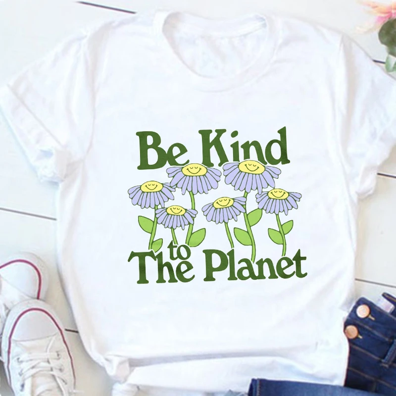 Be Kind Clothes Harajuku Women Shirt Retro Sunflower Graphic Tees Girls Summer Holiday P Fashion Tops Womens Clothing
Be Kind Clothes Harajuku Women Shirt Retro Sunflower Graphic Tees Girls Summer Holiday P Fashion Tops Womens Clothing