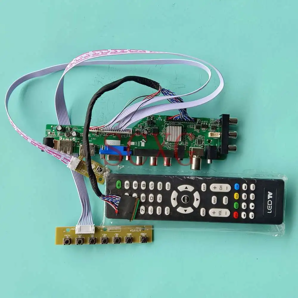 Work For B173RW01 V5 LCD Controller Board DIY 40 Pin LVDS 17.3" Monitor Digital Signal DVB 1600 900 VGA AV USB HDMI-Compatible
Work For B173RW01 V5 LCD Controller Board DIY 40 Pin LVDS 17.3" Monitor Digital Signal DVB 1600 900 VGA AV USB HDMI-Compatible