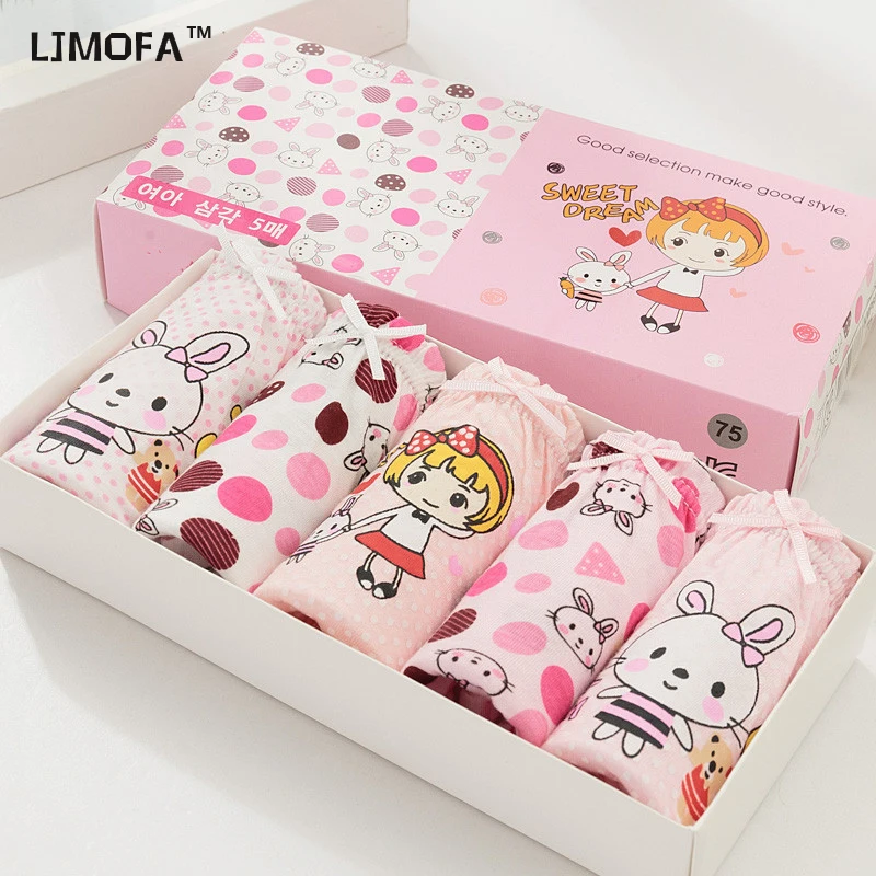 LJMOFA 5 Pcs 2-13T Girl Cute Pattern Four Season Briefs for Kid Cotton Comfortable Lovely Toddler Pants Cartoon Underwear B147
LJMOFA 5 Pcs 2-13T Girl Cute Pattern Four Season Briefs for Kid Cotton Comfortable Lovely Toddler Pants Cartoon Underwear B147