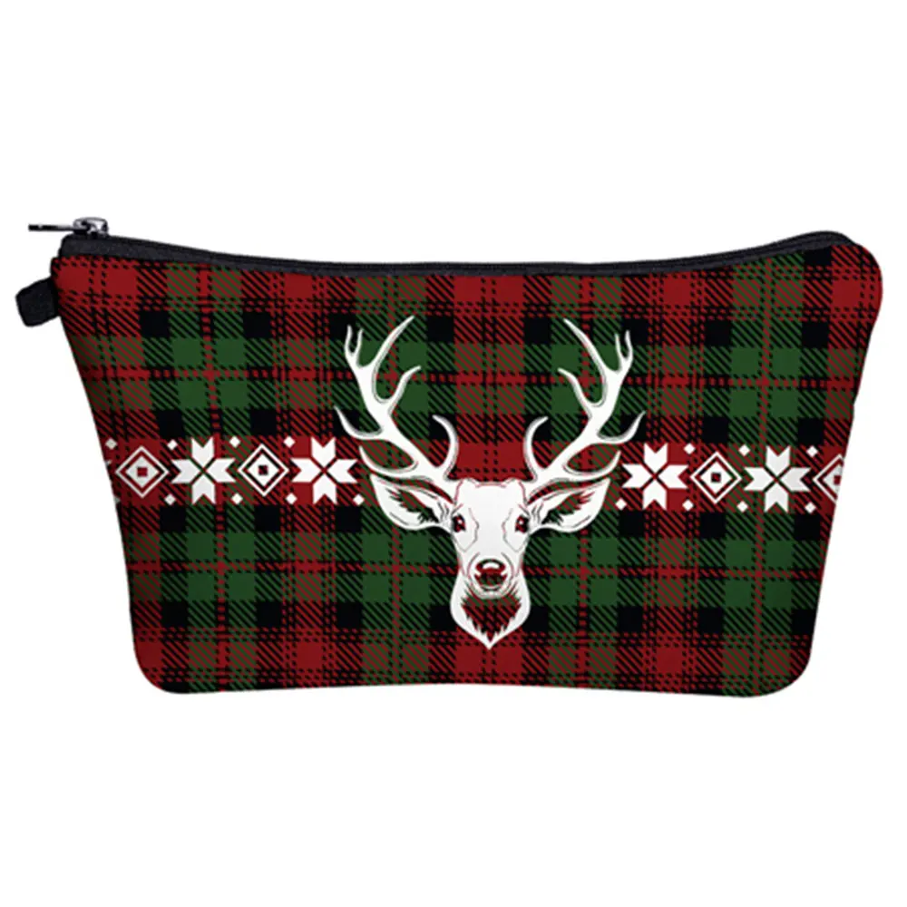 Christmas Gift Bag Elk Checkered Print Storage Bag Makeup Pouch Small Toiletry Bag High Quality Cosmetic Bags Fashion Organizer
Christmas Gift Bag Elk Checkered Print Storage Bag Makeup Pouch Small Toiletry Bag High Quality Cosmetic Bags Fashion Organizer