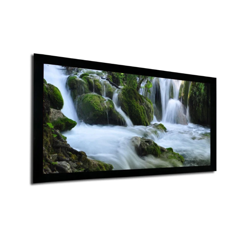 120"(16:9) 105" x 59" fixed frame projection screen /projector screen high gain silver fabric
120"(16:9) 105" x 59" fixed frame projection screen /projector screen high gain silver fabric