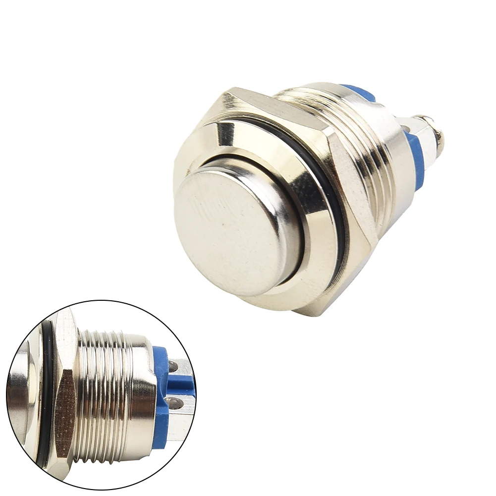 Shockproof Push Button Switch Momentary 2A/36VDC Nickel-Plated Brass Screw Terminal 1NO Waterproof Horn Equipment
Shockproof Push Button Switch Momentary 2A/36VDC Nickel-Plated Brass Screw Terminal 1NO Waterproof Horn Equipment