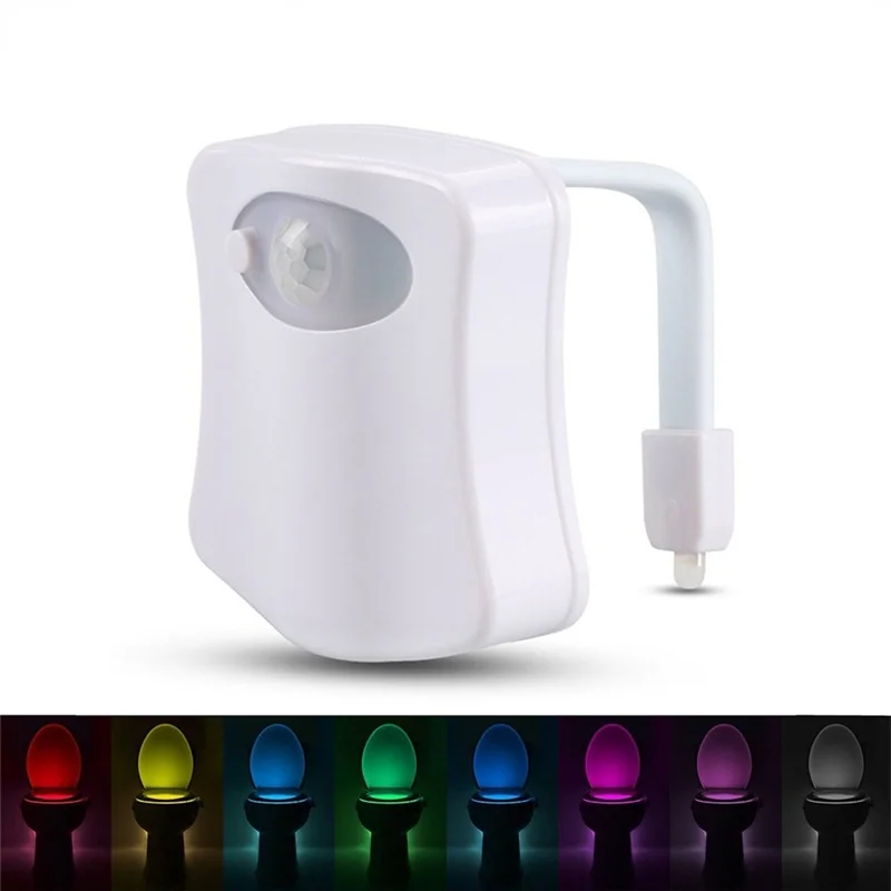 1pc Led Wc Licht Pir Motion Sensor Nachtlampje 8 Kleuren Waterdichte Backlight Voor Toiletpot Led Luminaria Lamp Wc Licht
1pc Led Wc Licht Pir Motion Sensor Nachtlampje 8 Kleuren Waterdichte Backlight Voor Toiletpot Led Luminaria Lamp Wc Licht