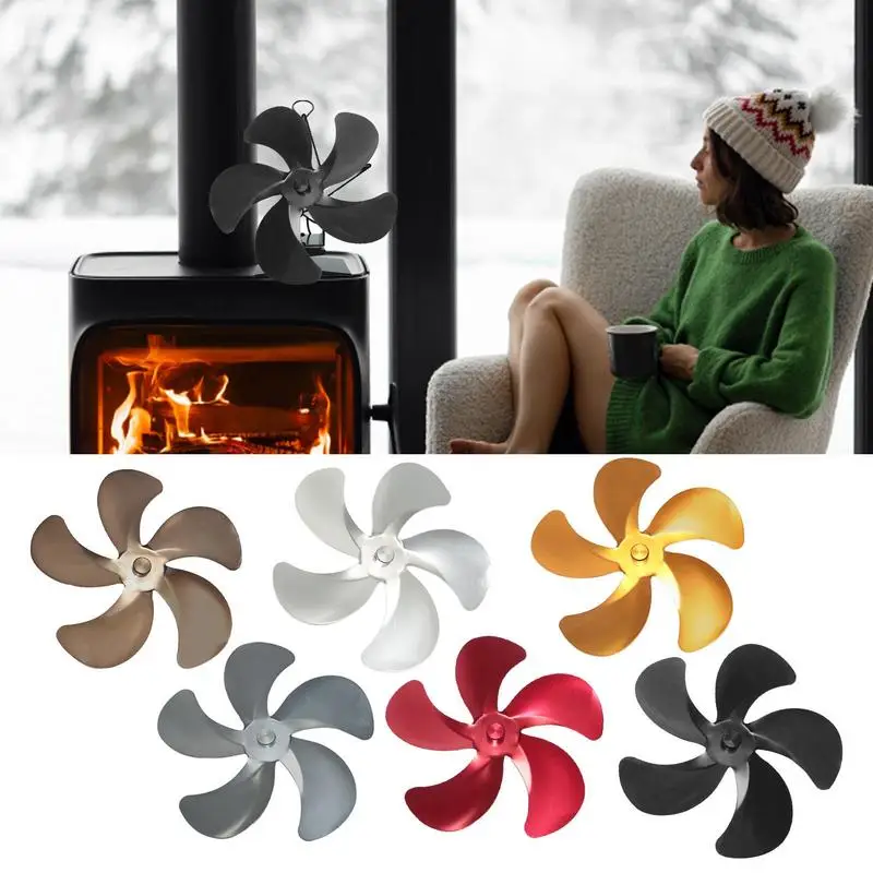 Stove Fan Blade Quiet 5 Blade No Battery Fireplace Eco-Fan Log Wood Quiet Home Efficient Heat Distribution Heat Power Saving
Stove Fan Blade Quiet 5 Blade No Battery Fireplace Eco-Fan Log Wood Quiet Home Efficient Heat Distribution Heat Power Saving