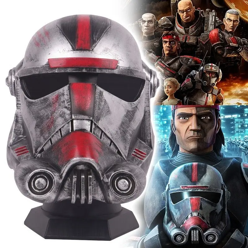 Star defective helmet mask war hunters mask halloween anime game props wearable mask decorations
Star defective helmet mask war hunters mask halloween anime game props wearable mask decorations
