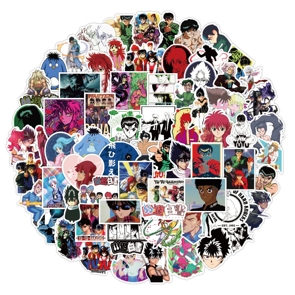 10/30/50/100Pcs YuYu Hakusho Anime Stickers PVC Waterproof Phone Suitcase Laptop Car Skateboard Cartoon Sticker Decals Toy Kids
10/30/50/100Pcs YuYu Hakusho Anime Stickers PVC Waterproof Phone Suitcase Laptop Car Skateboard Cartoon Sticker Decals Toy Kids