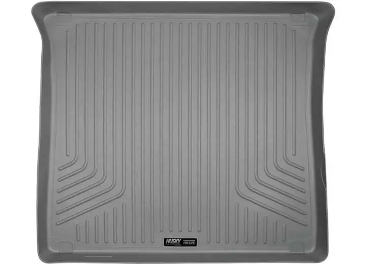 

Husky Liners Weatherbeater Series Cargo Liner Grey Fits 11-21 Jeep Grand Cherokee; cover to back of the 2nd row of seats