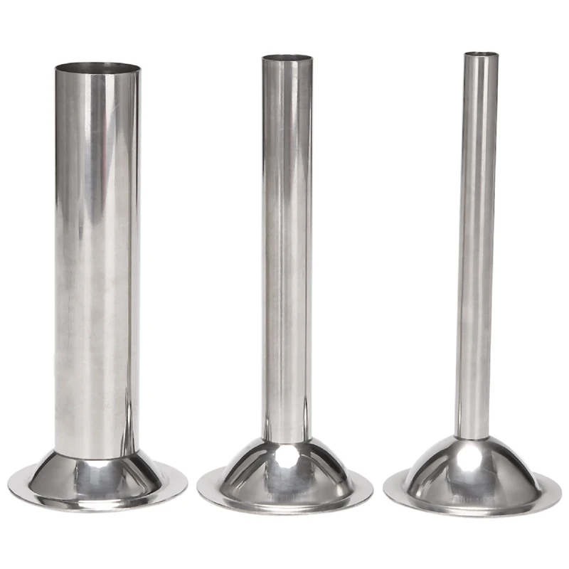Stuffing Tubes,Stainless Steel Funnels Attachment For Manual Sausage Stuffer, For Food Grinders (Set Of 3) Stainless Steel Funne
Stuffing Tubes,Stainless Steel Funnels Attachment For Manual Sausage Stuffer, For Food Grinders (Set Of 3) Stainless Steel Funne