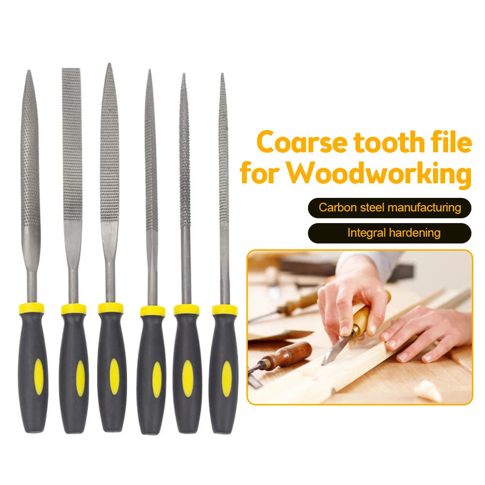 6Pcs Mini File Set Woodworking File Hand Tools For Jeweler Wood Carving Craft Metal Glass Stone Stainless Steel Polishing Tool
6Pcs Mini File Set Woodworking File Hand Tools For Jeweler Wood Carving Craft Metal Glass Stone Stainless Steel Polishing Tool