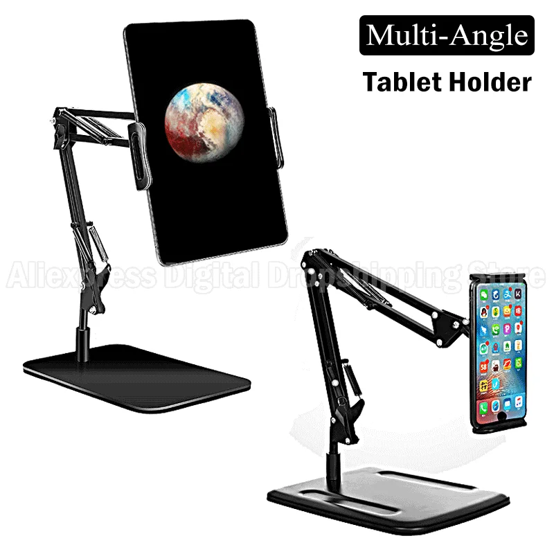 Adjustable Tablet Desk Stand Multi Angle Foldable Tablet Metal Support Bracket Desktop Mount Aluminum Alloy Cell Phone Holder
Adjustable Tablet Desk Stand Multi Angle Foldable Tablet Metal Support Bracket Desktop Mount Aluminum Alloy Cell Phone Holder