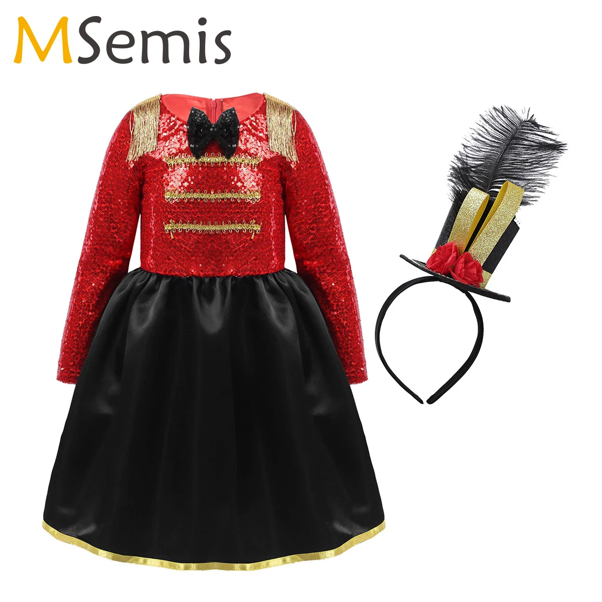 Kid Girl Halloween Cosplay Party Noble Princess Circus Ringmaster Costume Steampunk Epaulette Jacket Skirt Hat Set Performance
Kid Girl Halloween Cosplay Party Noble Princess Circus Ringmaster Costume Steampunk Epaulette Jacket Skirt Hat Set Performance