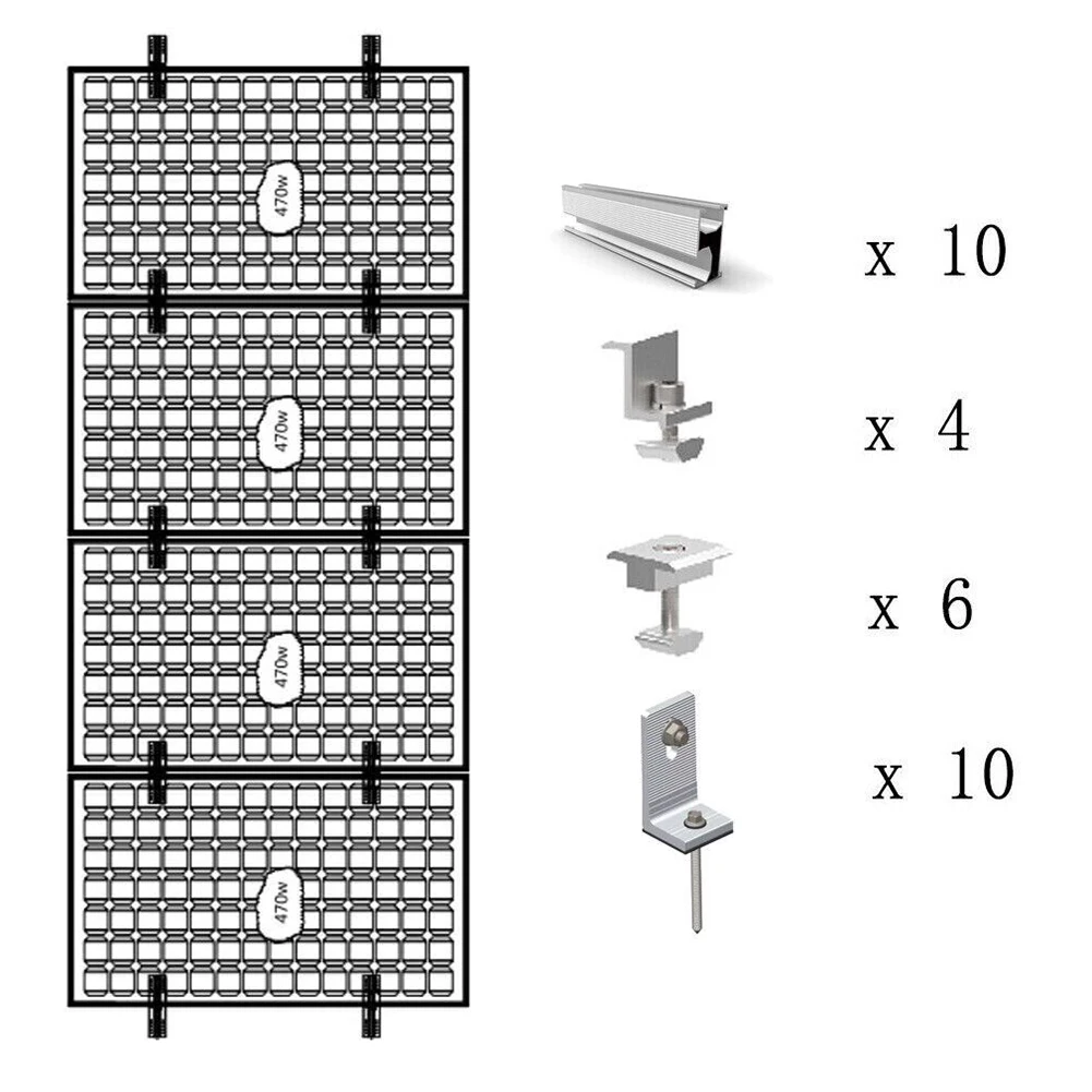 Solar Rail Alu Mounting Rail 200mm *56mm*30mm Bracket Rail For Flat Roof Metal Roof Solar Panel Module Brand New
Solar Rail Alu Mounting Rail 200mm *56mm*30mm Bracket Rail For Flat Roof Metal Roof Solar Panel Module Brand New