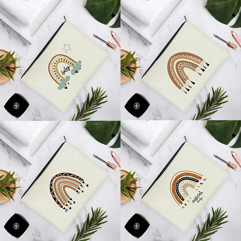 Brown Series Rainbow Clouds Love Patterns Fashion Women Beauty White Linen Cosmetic Bag Makeup Storage Travel Pencil Case
Brown Series Rainbow Clouds Love Patterns Fashion Women Beauty White Linen Cosmetic Bag Makeup Storage Travel Pencil Case