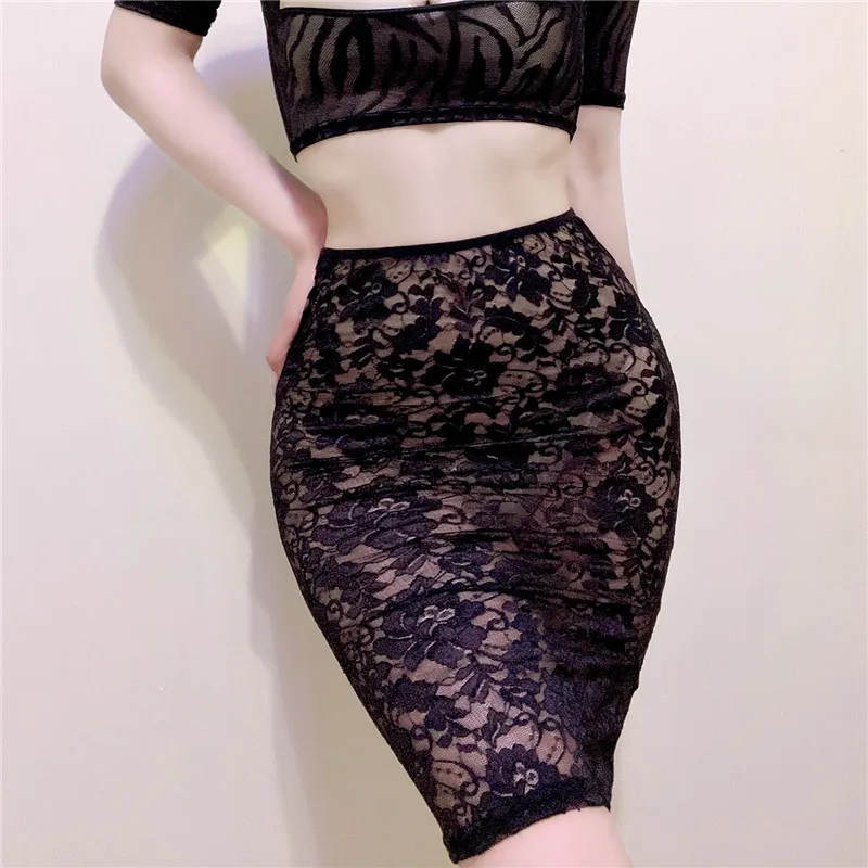 Women's skirt faldas jupe mini skirts ropa Sexy clothes lace ultra thin Transparent flowers hip wrap Siamese Two ways to wear
Women's skirt faldas jupe mini skirts ropa Sexy clothes lace ultra thin Transparent flowers hip wrap Siamese Two ways to wear