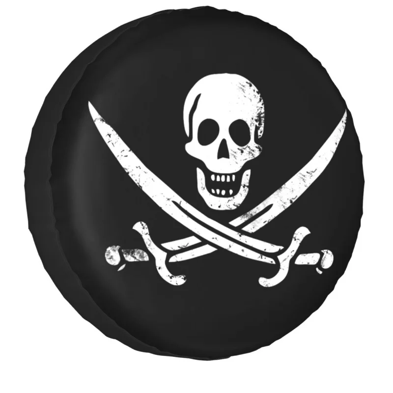Jolly Roger Skull And Cross Bones Spare Wheel Tire Cover Case Bag Pouch for Jeep Hummer Vehicle Accessories 14" 15" 16" 17"
Jolly Roger Skull And Cross Bones Spare Wheel Tire Cover Case Bag Pouch for Jeep Hummer Vehicle Accessories 14" 15" 16" 17"