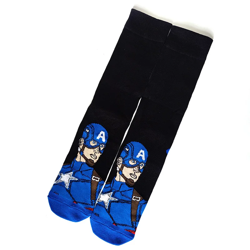 1 пара мужские носки с героями комиксов |