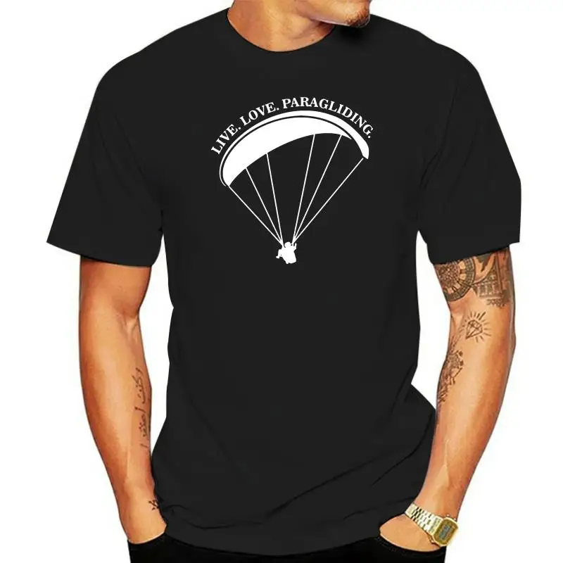 Good quality cotton men t-shirt live love paragliding Short sleeve man t shirt tops K103
Good quality cotton men t-shirt live love paragliding Short sleeve man t shirt tops K103