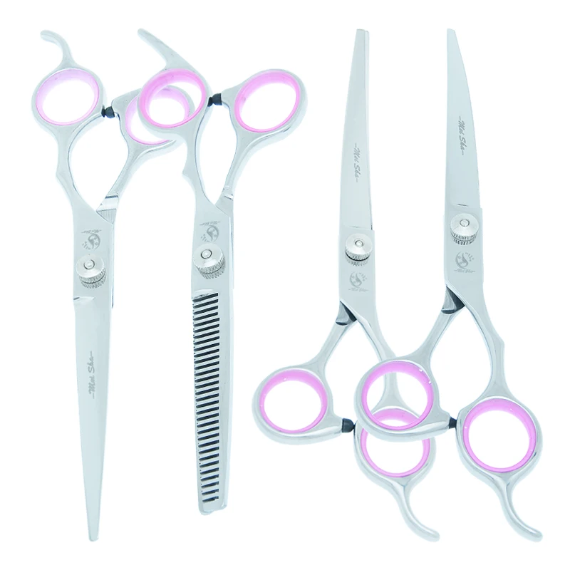 7.0" Stainless Steel Straight Curved Pet Grooming Scissors Dog Cutting Scissors Cat 6.5" Thinning Shears Dog Accessories B0008A
7.0" Stainless Steel Straight Curved Pet Grooming Scissors Dog Cutting Scissors Cat 6.5" Thinning Shears Dog Accessories B0008A