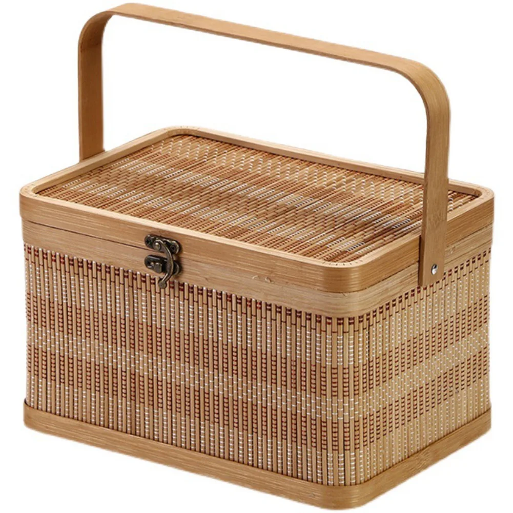 Bamboo Braided Zongzi Moon Cake Spring Festival New Year Specialty Pastry Dried Fruit Toy Storage Baskets Egg Basket A
Bamboo Braided Zongzi Moon Cake Spring Festival New Year Specialty Pastry Dried Fruit Toy Storage Baskets Egg Basket A