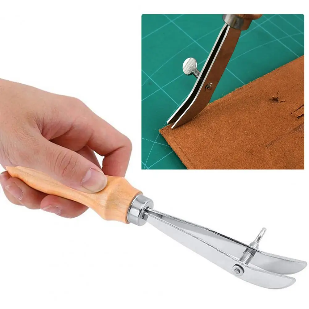 Useful Sewing Edge Creaser Quick Sewing Wood Handle Handmade Craft Edge Scriber Non-Slip Edge Scriber for Sewing Shop
Useful Sewing Edge Creaser Quick Sewing Wood Handle Handmade Craft Edge Scriber Non-Slip Edge Scriber for Sewing Shop
