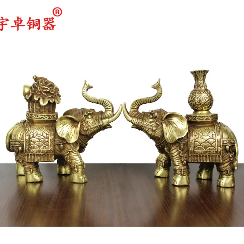 Yuzhuo Bronze Ware Copper Elephant Pack Vase Elephant Pack Flower Blue Elephant Pure Copper Elephant Brass Elephant Crafts Ornam
Yuzhuo Bronze Ware Copper Elephant Pack Vase Elephant Pack Flower Blue Elephant Pure Copper Elephant Brass Elephant Crafts Ornam