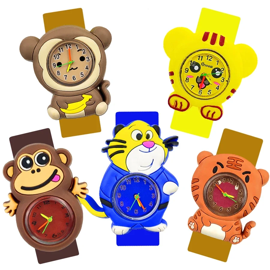 Funny Spoof Dinosaur Tiger Monkey Children Watch 1-14 Years Old Baby Toy Kids Watches Boy Girl Kindergarten Kid Learn Time Clock 
Funny Spoof Dinosaur Tiger Monkey Children Watch 1-14 Years Old Baby Toy Kids Watches Boy Girl Kindergarten Kid Learn Time Clock