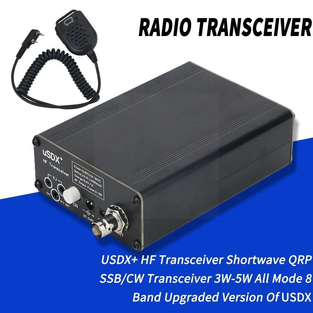 Usdx+ Hf Transceiver Shortwave Qrp Ssb/cw Transceiver 8 Usdx Mode All Of Upgraded Version 3w-5w Band Z1z3
Usdx+ Hf Transceiver Shortwave Qrp Ssb/cw Transceiver 8 Usdx Mode All Of Upgraded Version 3w-5w Band Z1z3