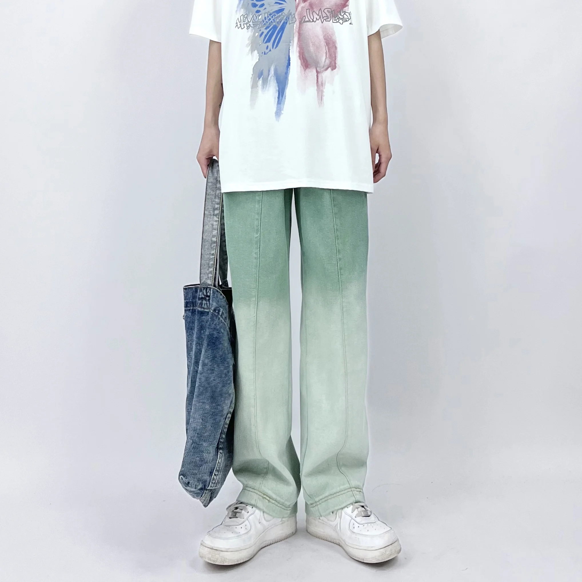 Four Seasons Men's Jeans Street Style Tie-Dye Gradient Straight Loose Jeans Men's and Women's Casual Trousers Ins Hot Sale JEANS 
Four Seasons Men's Jeans Street Style Tie-Dye Gradient Straight Loose Jeans Men's and Women's Casual Trousers Ins Hot Sale JEANS