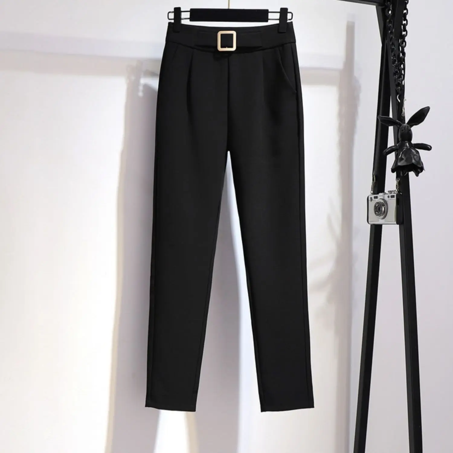 Women Office Lady Ankle-Length Pants Fashion Spring Loose Work Harem Pants Classic Solid High Waist Solid Color Suit Pants T855
Women Office Lady Ankle-Length Pants Fashion Spring Loose Work Harem Pants Classic Solid High Waist Solid Color Suit Pants T855