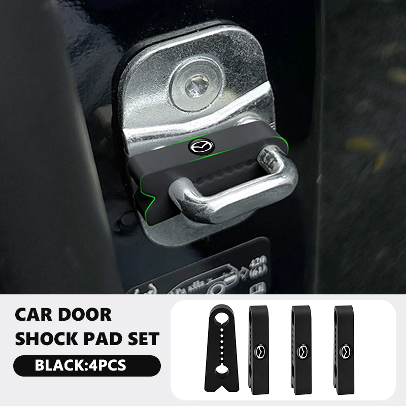 Комплект из 4 силиконовых демпферов для дверных замков (глушителей шума) для Mazda Axela, Speed 6, CX3, CX4, CX5, CX7, CX8, CX9, MS, Demio
Комплект из 4 силиконовых демпферов для дверных замков (глушителей шума) для Mazda Axela, Speed 6, CX3, CX4, CX5, CX7, CX8, CX9, MS, Demio