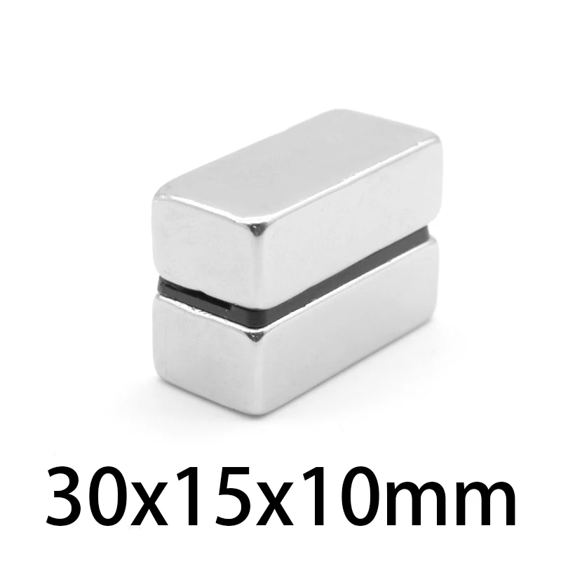 1/2/5/10/15PCS 30X15X10mm Block Rare Earth Magnet Sheet 30*15*10 N35 Rectangular Permanent NdFeB Magnets Strong 30x15x10
1/2/5/10/15PCS 30X15X10mm Block Rare Earth Magnet Sheet 30*15*10 N35 Rectangular Permanent NdFeB Magnets Strong 30x15x10
