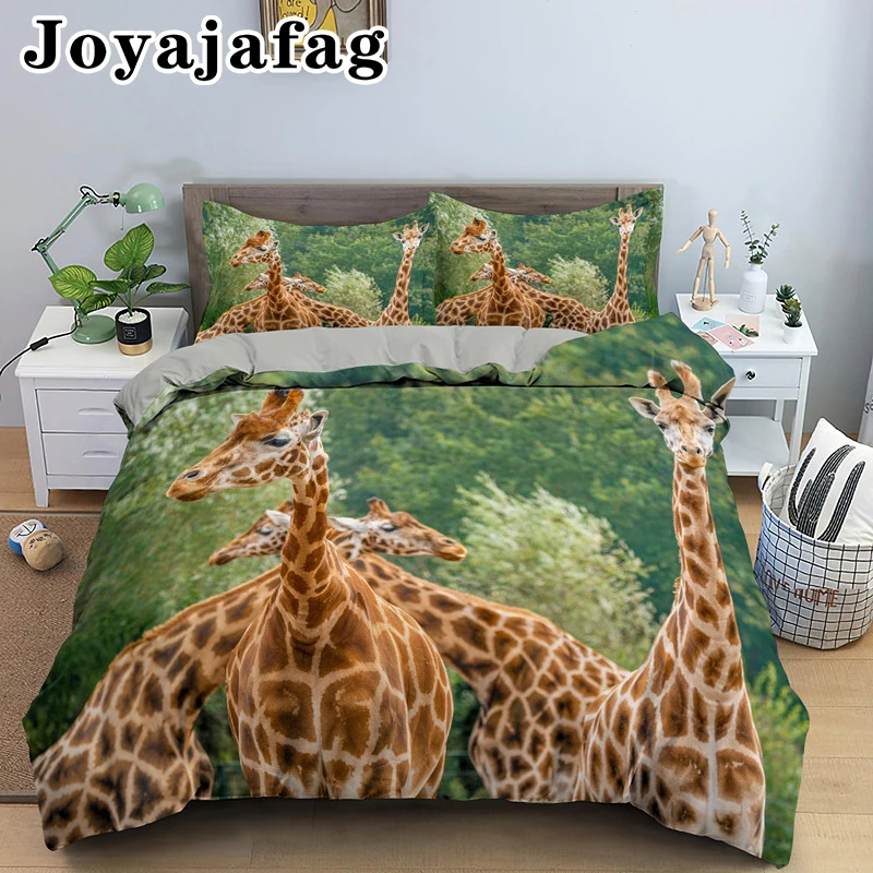 Wild Animal Giraffe Print Duvet Cover And Pillowcase Adult Children Bedding Set Queen King Single Double Sizes Quilt Covers
Wild Animal Giraffe Print Duvet Cover And Pillowcase Adult Children Bedding Set Queen King Single Double Sizes Quilt Covers