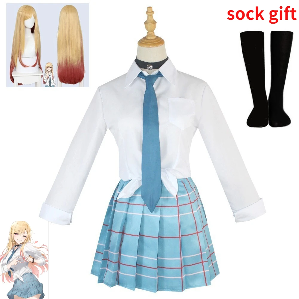 Marin Kitagawa Cosplay My Dress Up Darling Costume JK School Uniform Skirt Outfits Halloween Costumes for Women Carnival Suits
Marin Kitagawa Cosplay My Dress Up Darling Costume JK School Uniform Skirt Outfits Halloween Costumes for Women Carnival Suits