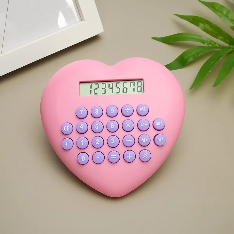 New Multi-function 8-bit Calculator Creative Love Computer Font Clear Plastic Keys Student Supplies Wholesale Cute Calculator 
New Multi-function 8-bit Calculator Creative Love Computer Font Clear Plastic Keys Student Supplies Wholesale Cute Calculator