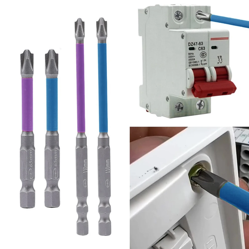 2PCS 65/110mm Magnetic Special Slotted Cross Screwdriver Bit Alloy Steel Electrician FPH2 For Socket Switch Hand Tool
2PCS 65/110mm Magnetic Special Slotted Cross Screwdriver Bit Alloy Steel Electrician FPH2 For Socket Switch Hand Tool