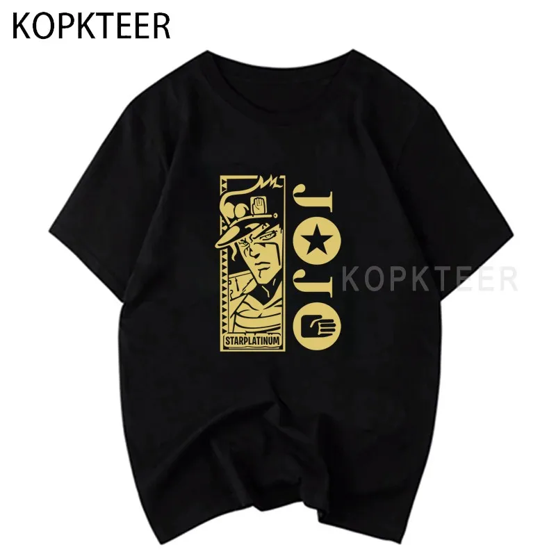 Jojos Bizarre Adventure Men's T Shirt Short Sleeve Cotton Tshirt Black T-shirt Harajuku Anime Manga Tees Slim Fit Clothes 2023
Jojos Bizarre Adventure Men's T Shirt Short Sleeve Cotton Tshirt Black T-shirt Harajuku Anime Manga Tees Slim Fit Clothes 2023