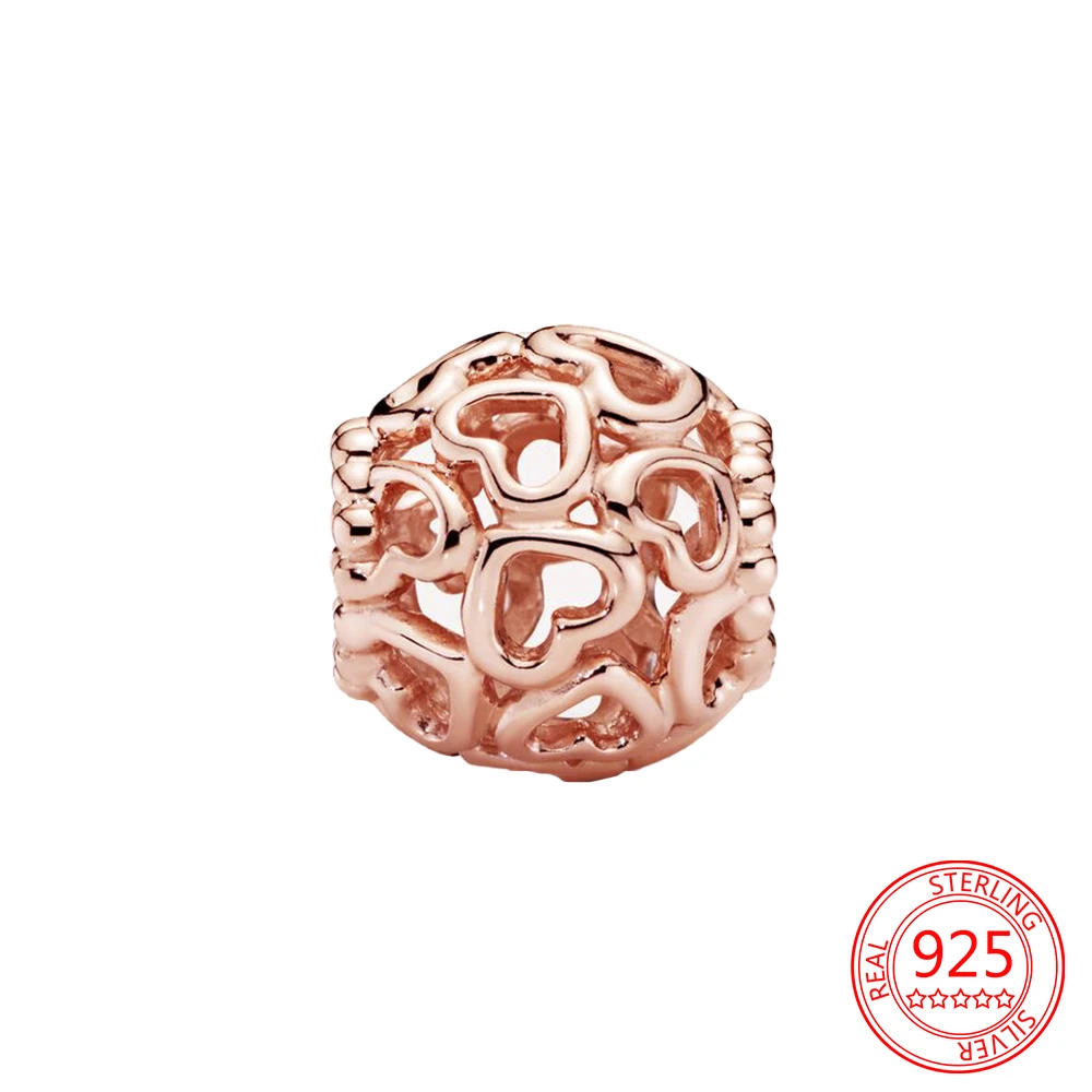 Original NEW 925 Sterling Silver Hearts All Over Fit Pandora DIY Bracelet Necklace Pendant Charm Women Festival Jewelry Gift
Original NEW 925 Sterling Silver Hearts All Over Fit Pandora DIY Bracelet Necklace Pendant Charm Women Festival Jewelry Gift