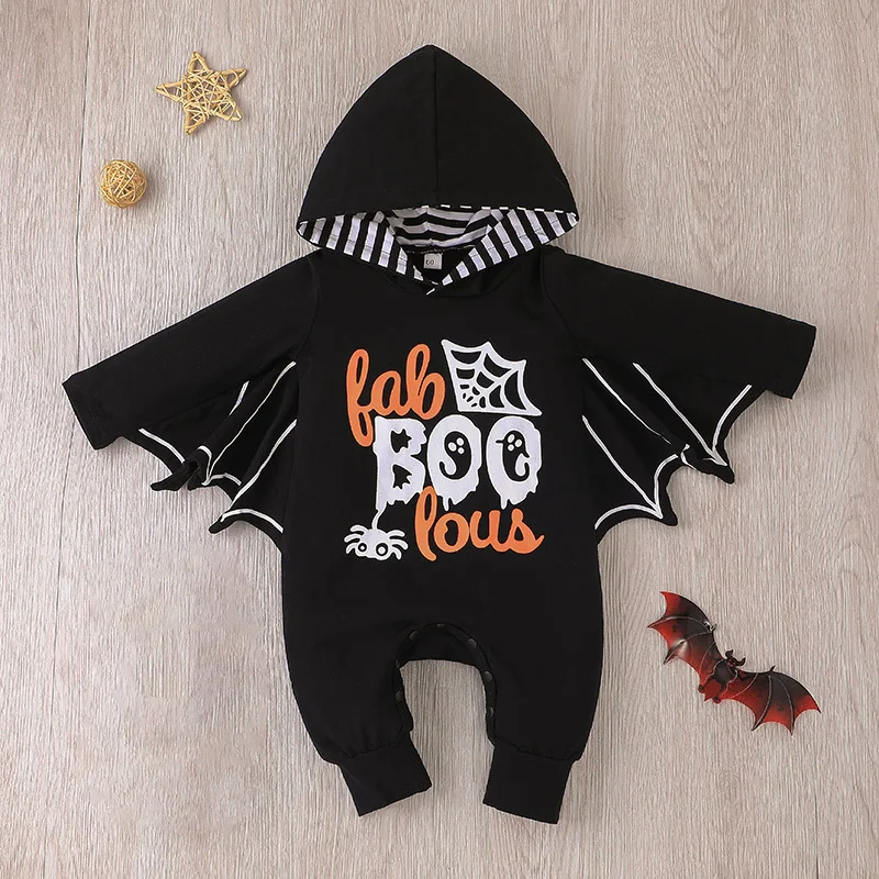 Halloween Autumn Newborn Infant Baby Boys Girls Rompers 0-12M Cartoon Pumpkin Letter Print Bat Sleeve Romper Jumpsuits Costume
Halloween Autumn Newborn Infant Baby Boys Girls Rompers 0-12M Cartoon Pumpkin Letter Print Bat Sleeve Romper Jumpsuits Costume