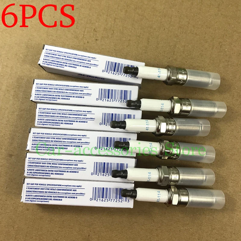 6PCS Iridium Spark Plug For Chevrolet Camaro Silverado Suburban Cadillac GMC Hummer H2 H3 41-114
6PCS Iridium Spark Plug For Chevrolet Camaro Silverado Suburban Cadillac GMC Hummer H2 H3 41-114