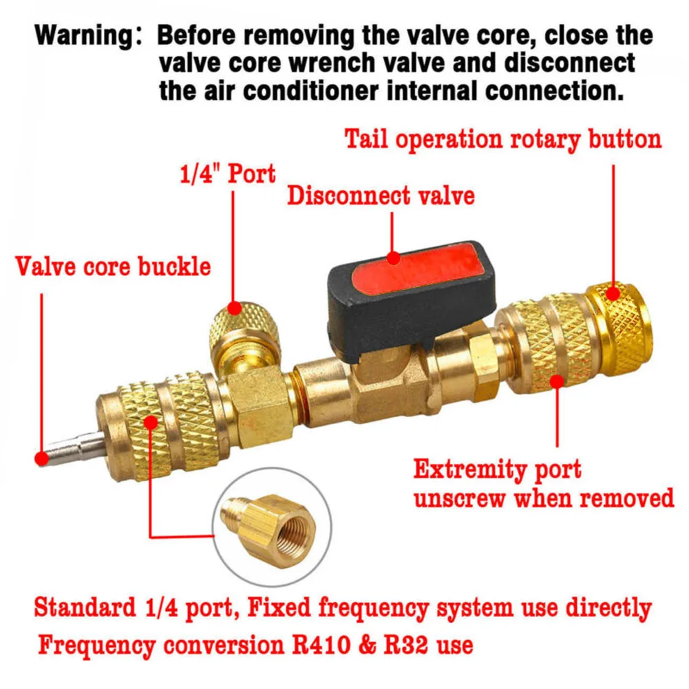 4Pcs Valve Core Remover Installer Tool With Dual Size SAE 1/4 & 5/16 Port Installer Tool With Valve Cores HVAC System Accessorie
4Pcs Valve Core Remover Installer Tool With Dual Size SAE 1/4 & 5/16 Port Installer Tool With Valve Cores HVAC System Accessorie