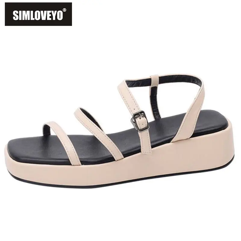 SIMLOVEYO 2022 Women Sandals Open Toe Thick Heels Flats Buckle Straps Concise Daily Eu Size 34-40 Beige Green Comfortable S3698
SIMLOVEYO 2022 Women Sandals Open Toe Thick Heels Flats Buckle Straps Concise Daily Eu Size 34-40 Beige Green Comfortable S3698