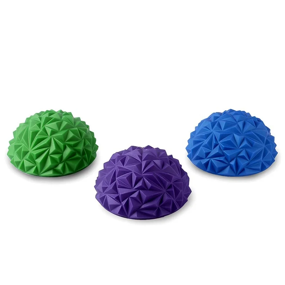 16cm Yoga Ball PVC Inflatable Massage Point Half Fit Ball Balance Trainer Stabilizer GYM Pilates Fitness Balancing Ball
16cm Yoga Ball PVC Inflatable Massage Point Half Fit Ball Balance Trainer Stabilizer GYM Pilates Fitness Balancing Ball