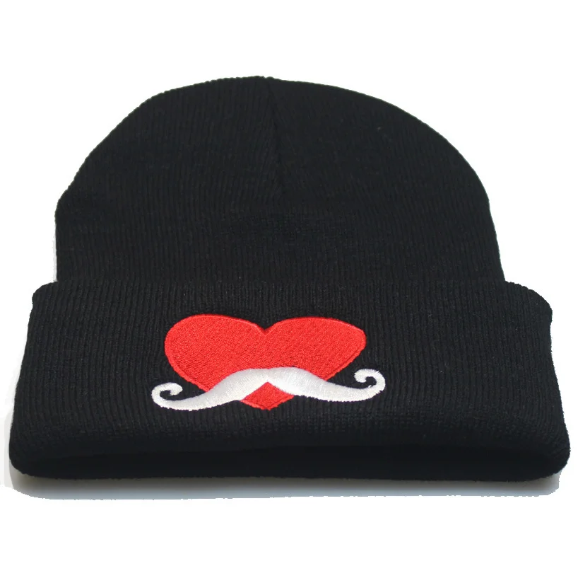 New Men's And Women's Autumn And Winter Love Beard Embroidery Knitted Hat Pullover Hat Wool Hat Yiwu สวยงาม หมวกถัก
New Men's And Women's Autumn And Winter Love Beard Embroidery Knitted Hat Pullover Hat Wool Hat Yiwu สวยงาม หมวกถัก
