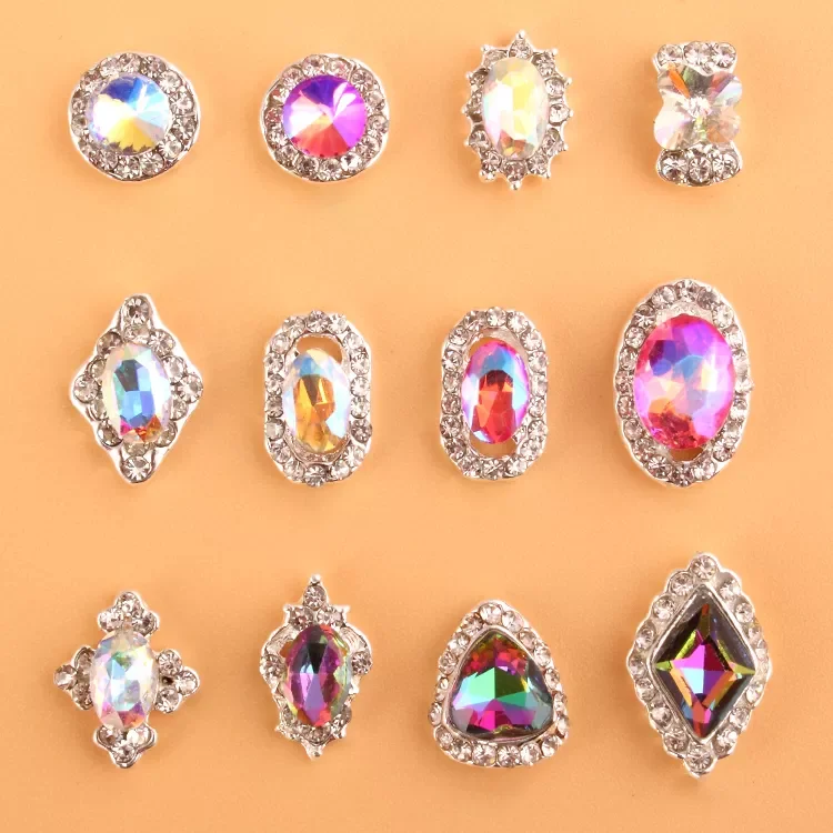 NEW2022 3D Nail Art Charm Rainbow Crystal Falt Back Rhinestones Diy Deco Bling,Metal ,Alloy Pearl and Rhinestone Nail Decoration
NEW2022 3D Nail Art Charm Rainbow Crystal Falt Back Rhinestones Diy Deco Bling,Metal ,Alloy Pearl and Rhinestone Nail Decoration