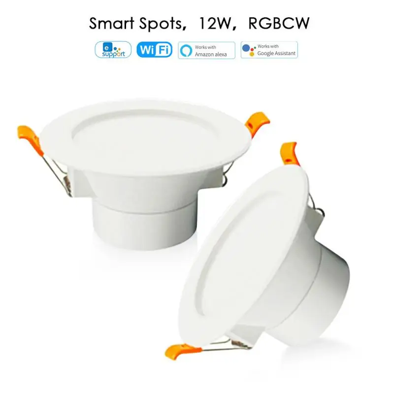 12W Smart Spots Light Wifi Automation Scene Ewelink App Control Color Change Dimming Lamp 110-120V Work With Alexa Google Home
12W Smart Spots Light Wifi Automation Scene Ewelink App Control Color Change Dimming Lamp 110-120V Work With Alexa Google Home