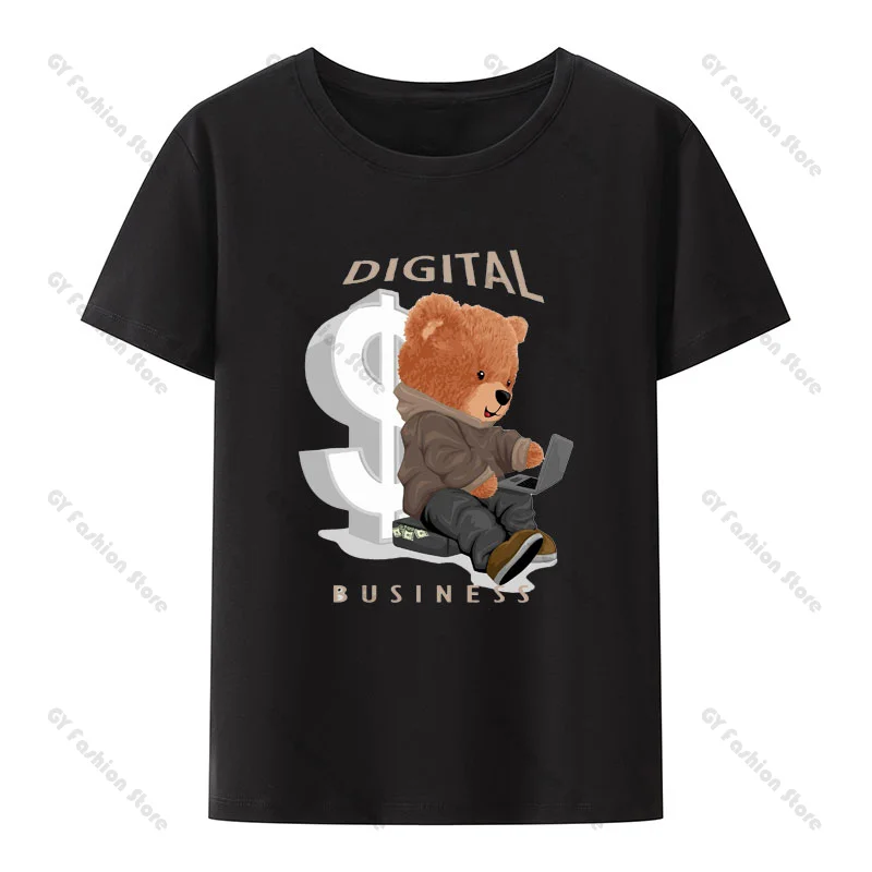 Funny Cartoon Bear Digital Business Cartoon Graphic T Shirts Harajuku Oversized T Shirt Gothic Y2k Top Women Clothing
Funny Cartoon Bear Digital Business Cartoon Graphic T Shirts Harajuku Oversized T Shirt Gothic Y2k Top Women Clothing