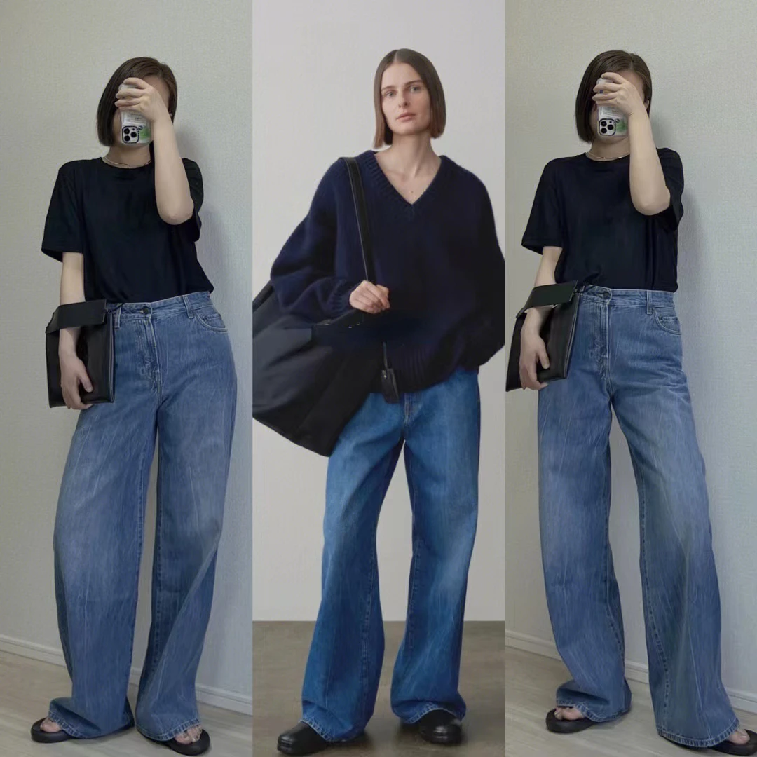 EOS Ro 2023 Wome Wide Leg Jeans Fashion Brand New Style Loose High Quality Free Shipping
EOS Ro 2023 Wome Wide Leg Jeans Fashion Brand New Style Loose High Quality Free Shipping