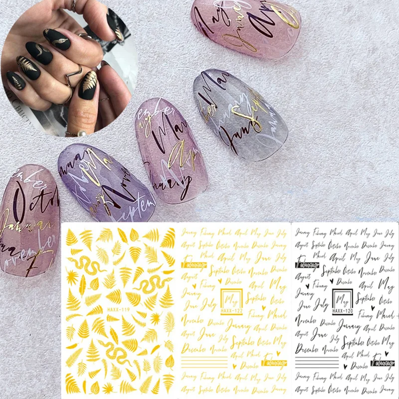 Gold/White/Black Nails Art Manicure Back Glue Decal Decorations Design Nail Sticker For Nails Tips Beauty
Gold/White/Black Nails Art Manicure Back Glue Decal Decorations Design Nail Sticker For Nails Tips Beauty
